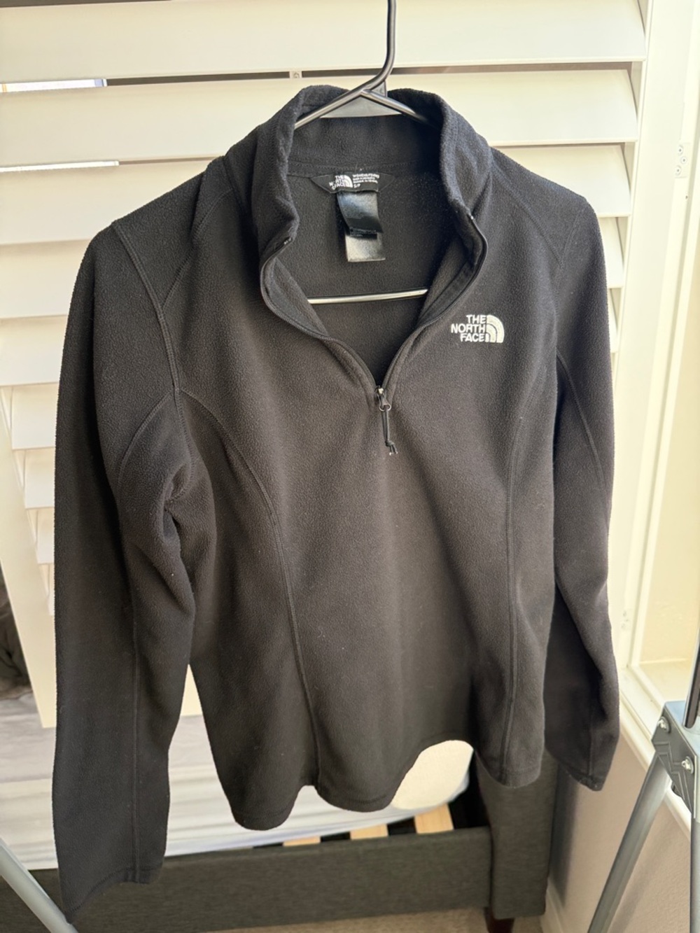 The North Face Black Pullover 1/4 Zip Fleece